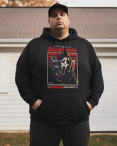 Men's Let's Make a Slasher Movie Ghost Face Cotton Big & Tall Hoodie
